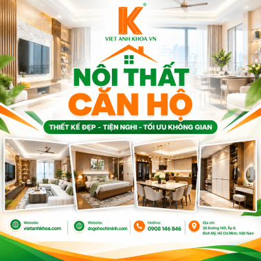 Nội Thất Căn Hộ - Thiết Kế Đẹp - Tiện Nghi - Tối Ưu Không Gian