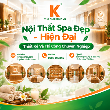 Nội Thất Spa Hiện Đại - Thiết Kế Và Thi Công Chuyên Nghiệp