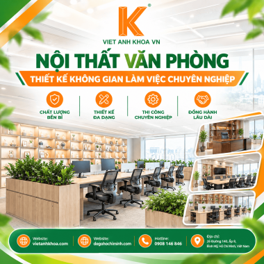 Nội Thất Văn Phòng – Thiết Kế Không Gian Làm Việc Chuyên Nghiệp