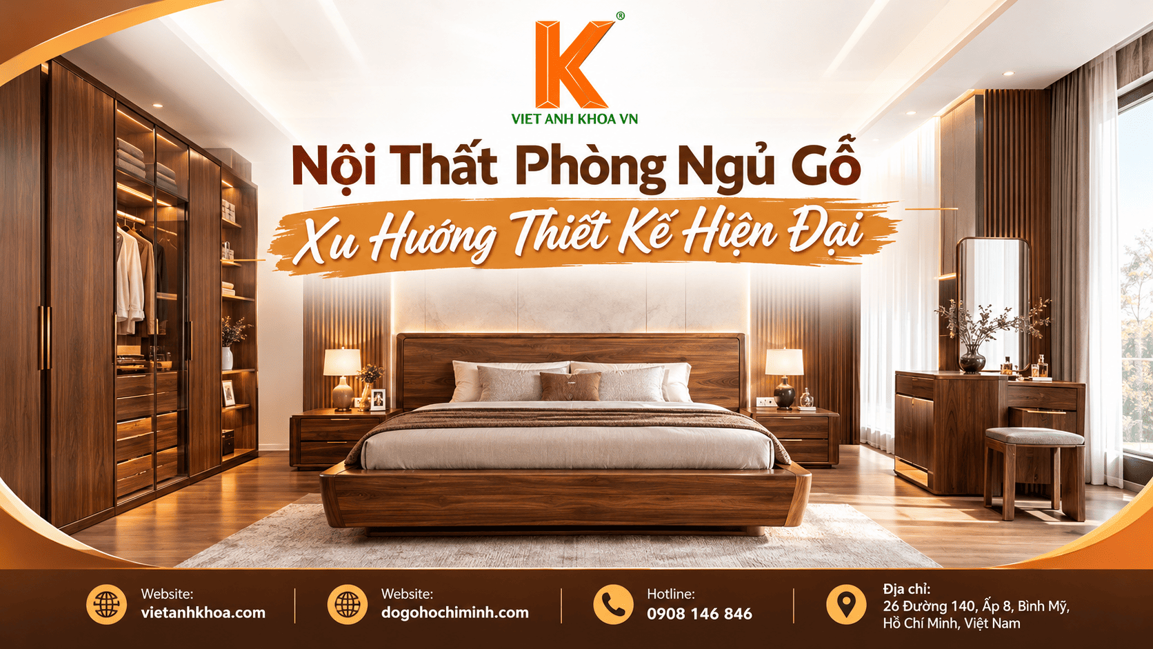 Nội Thất Phòng Ngủ Gỗ – Xu Hướng Thiết Kế Hiện Đại, Tiện Nghi