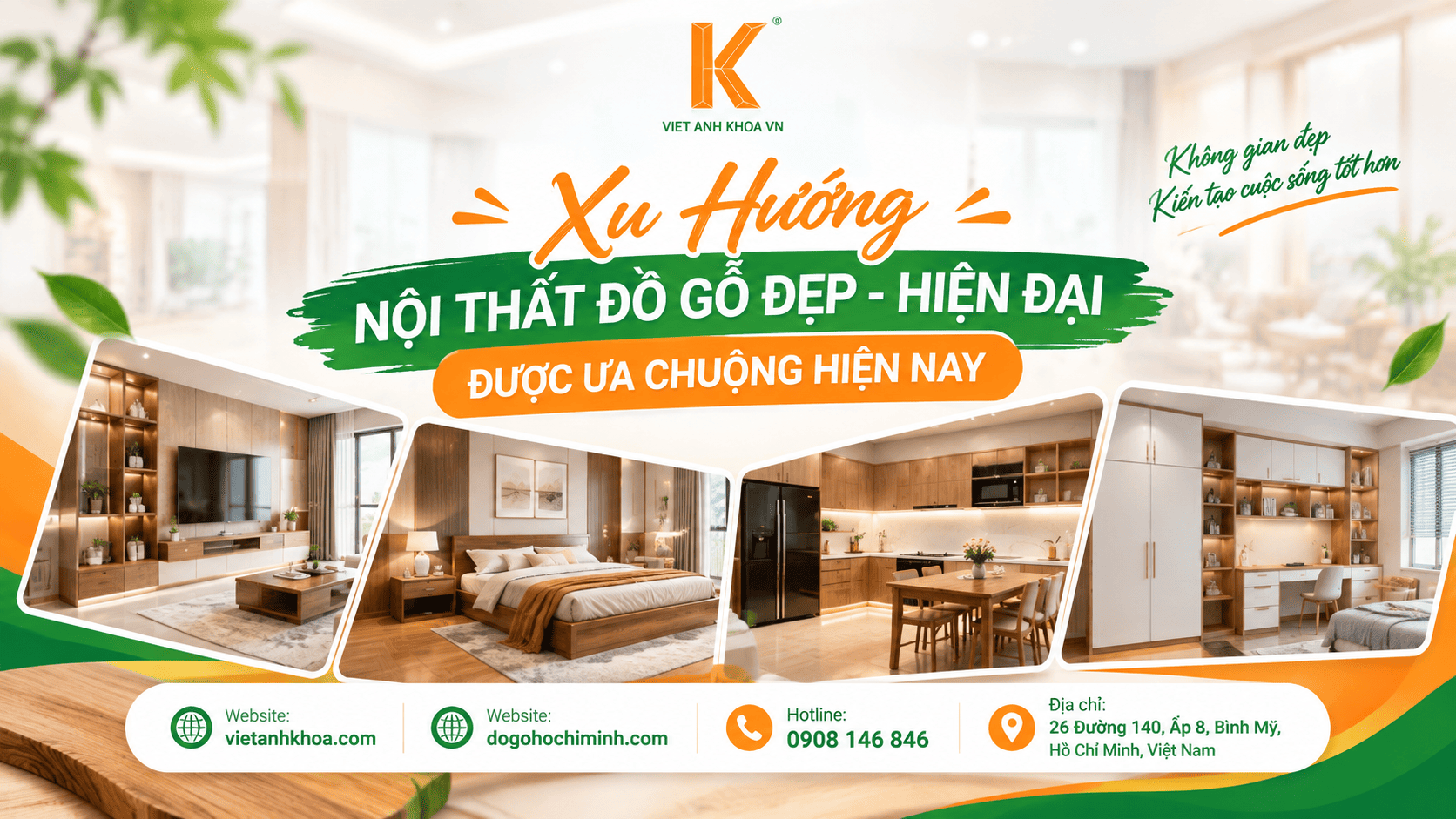 Xu Hướng Nội Thất Đồ Gỗ Đẹp - Hiện Đại Được Ưa Chuộng Hiện Nay