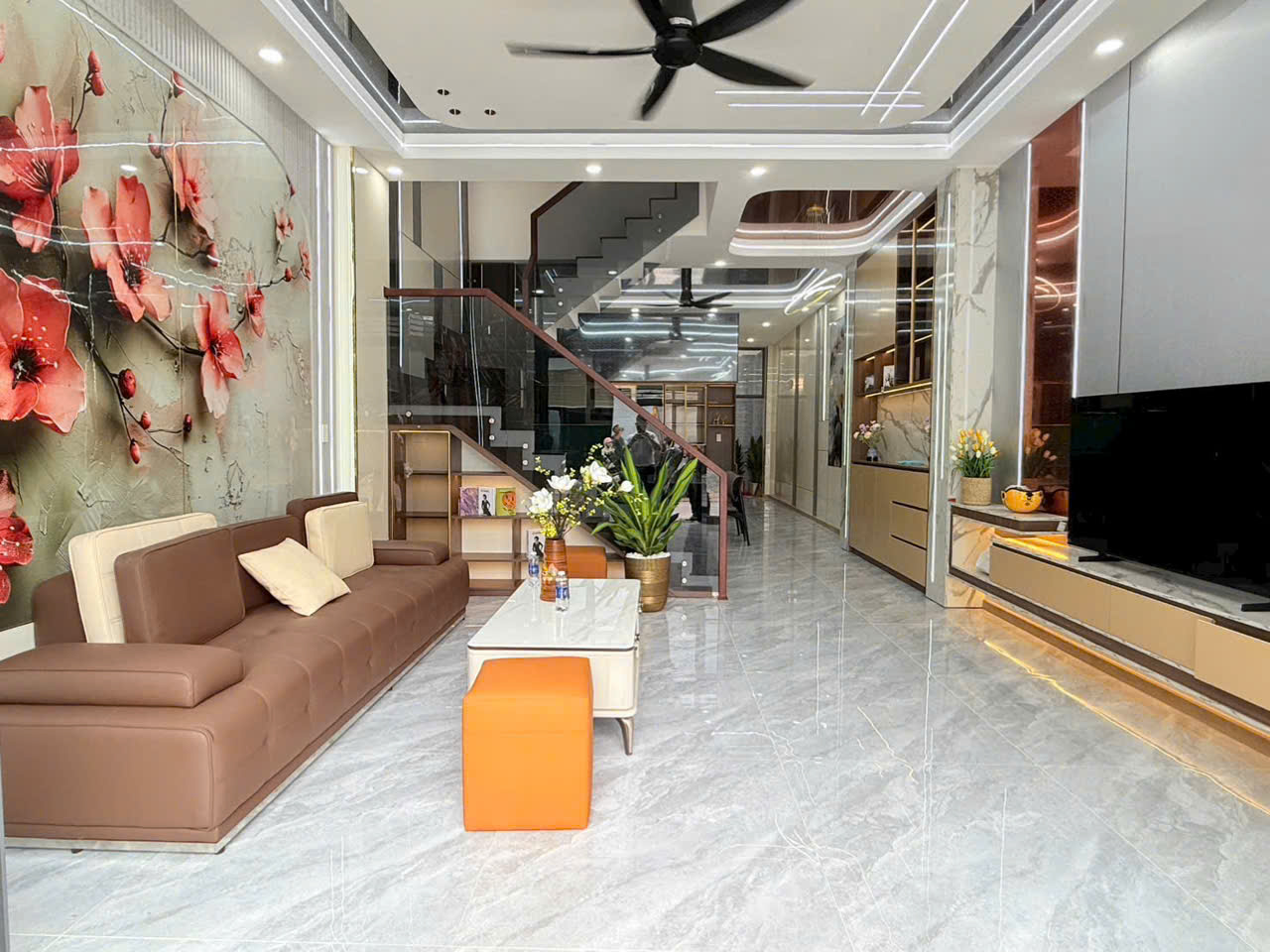 THIẾT KẾ NỘI THẤT NHÀ PHỐ 3 PHÒNG NGỦ: TỐI ƯU CÔNG NĂNG, KHẲNG ĐỊNH PHONG CÁCH - CHỊ AN- GÒ VẤP