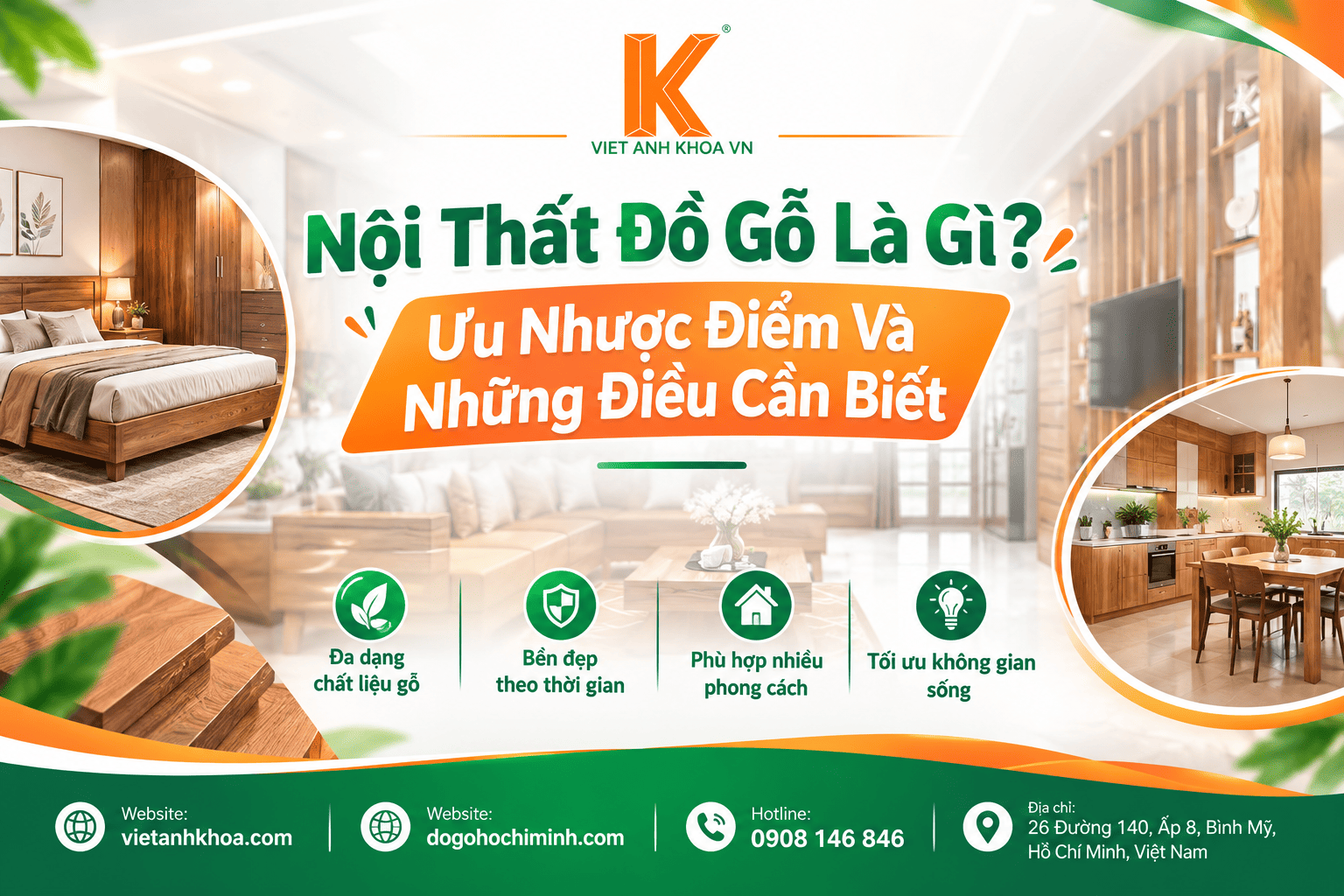 Nội Thất Đồ Gỗ Là Gì? Ưu Nhược Điểm Và Những Điều Cần Biết