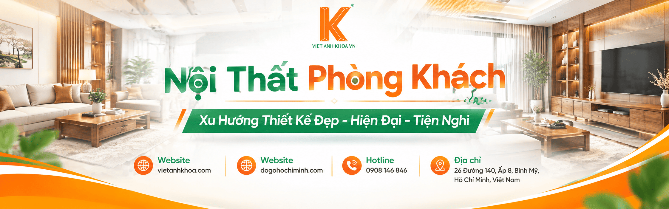 Nội Thất Phòng Khách - Xu Hướng Thiết Kế Đẹp - Hiện Đại - Tiện Nghi