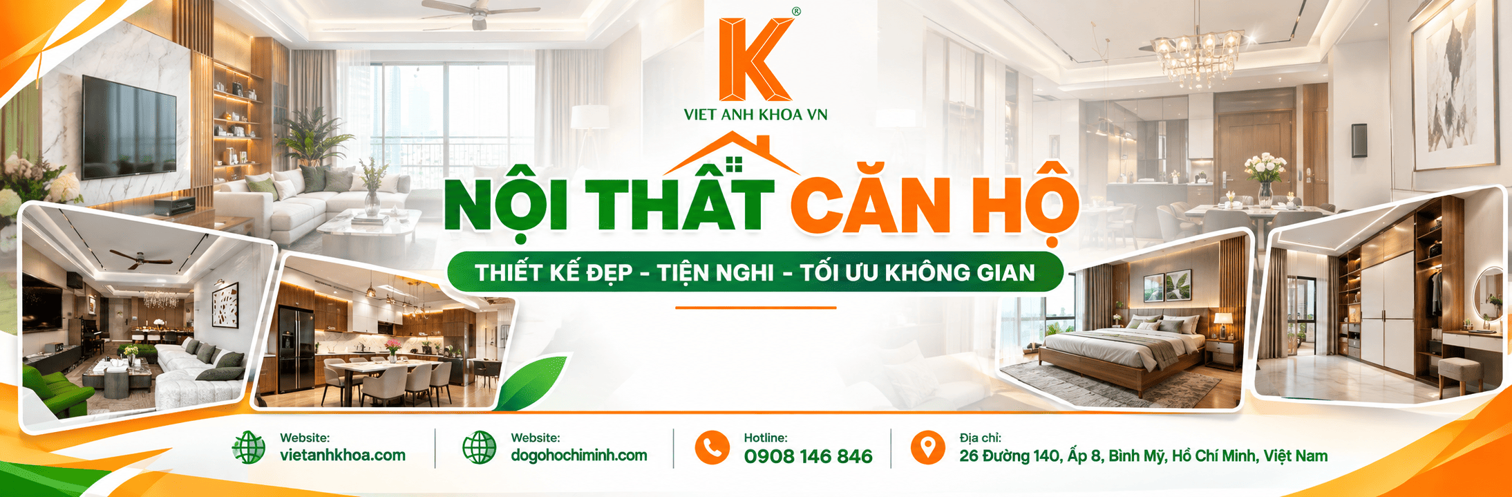 Nội Thất Căn Hộ - Thiết Kế Đẹp - Tiện Nghi - Tối Ưu Không Gian