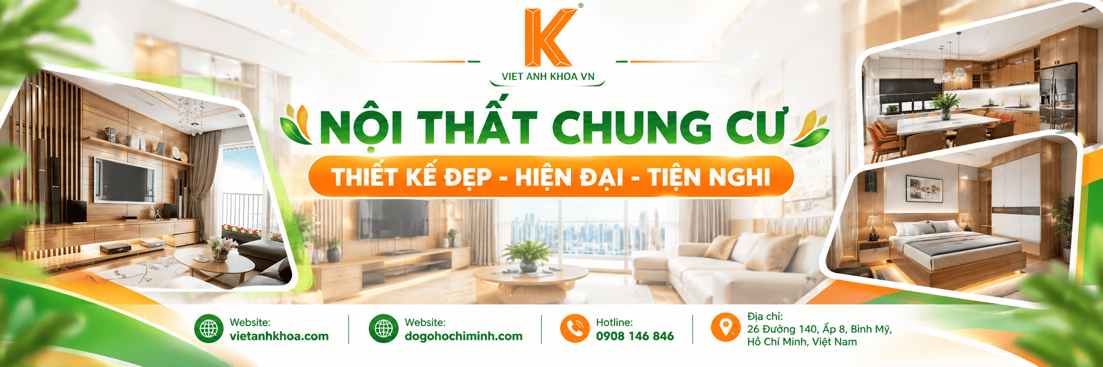 Nội Thất Chung Cư - Thiết Kế Đẹp - Hiện Đại - Tiện Nghi