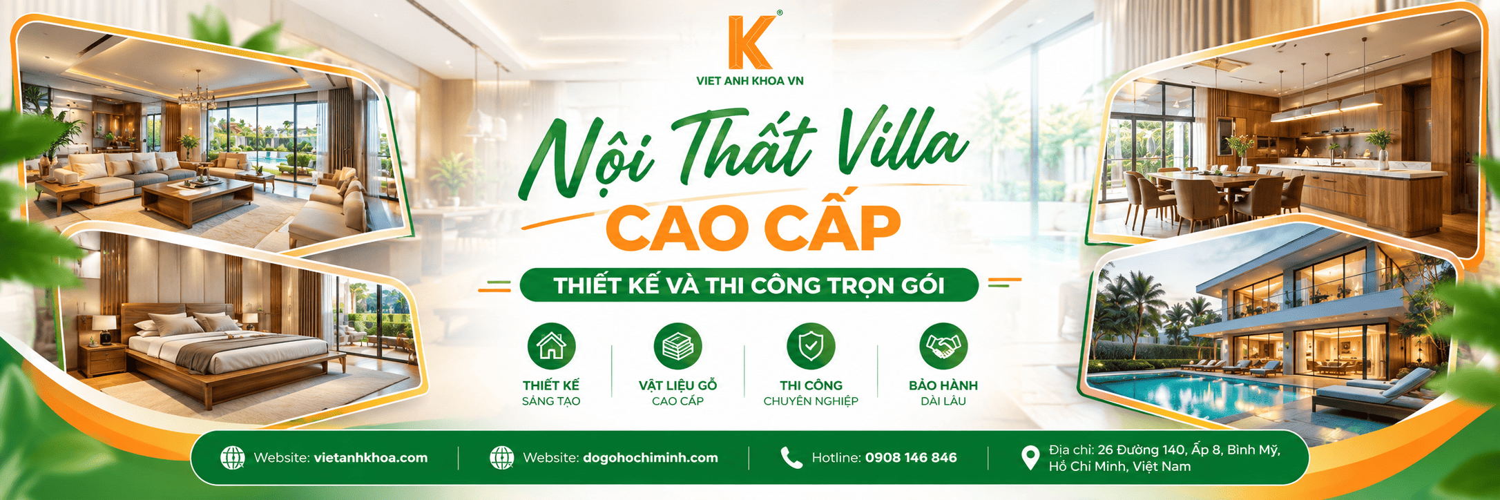 Nội Thất Villa Cao Cấp – Thiết Kế Và Thi Công Trọn Gói