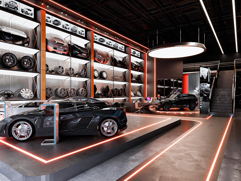 Thiết kế nội thất showroom được ưa chuộng