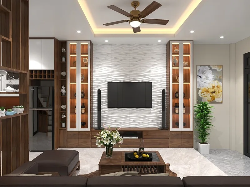 Dự án nội thất nhà phố 3 tầng 90m2 Phú Nhuận