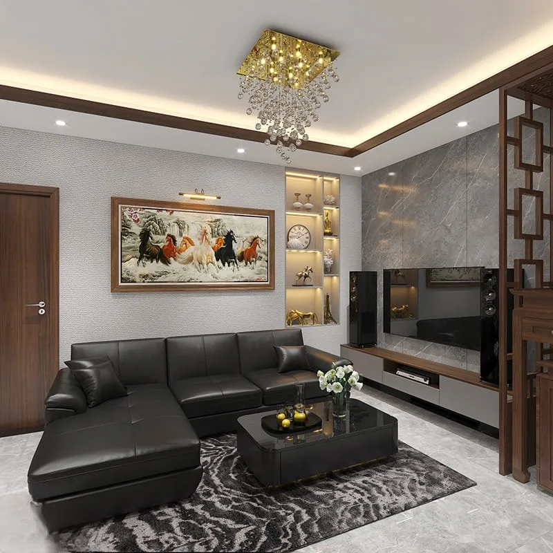 Dự án thiết kế nội thất nhà tập thể cải tạo 77m2 chị Trang