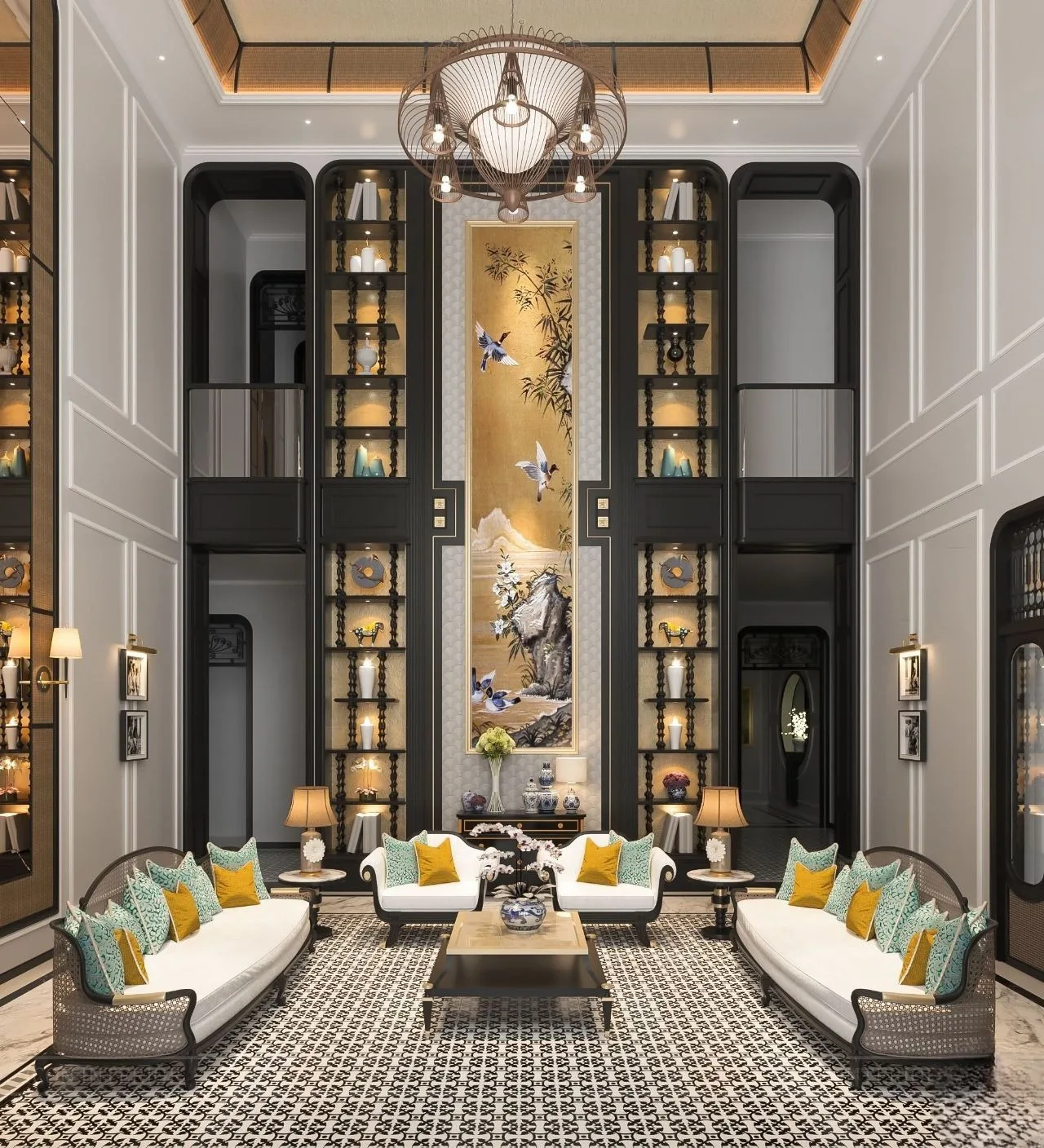 Thiết kế nội thất Villa VINHOMES OCEAN PARK – Cô Thu