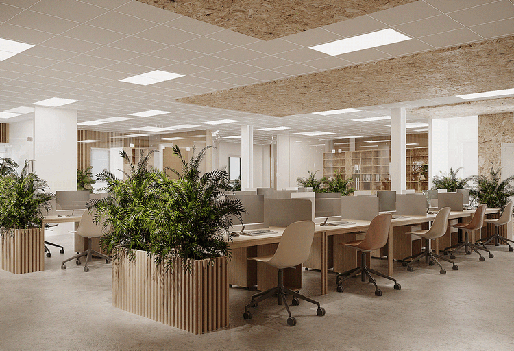 Dự án thi công nội thất văn phòng