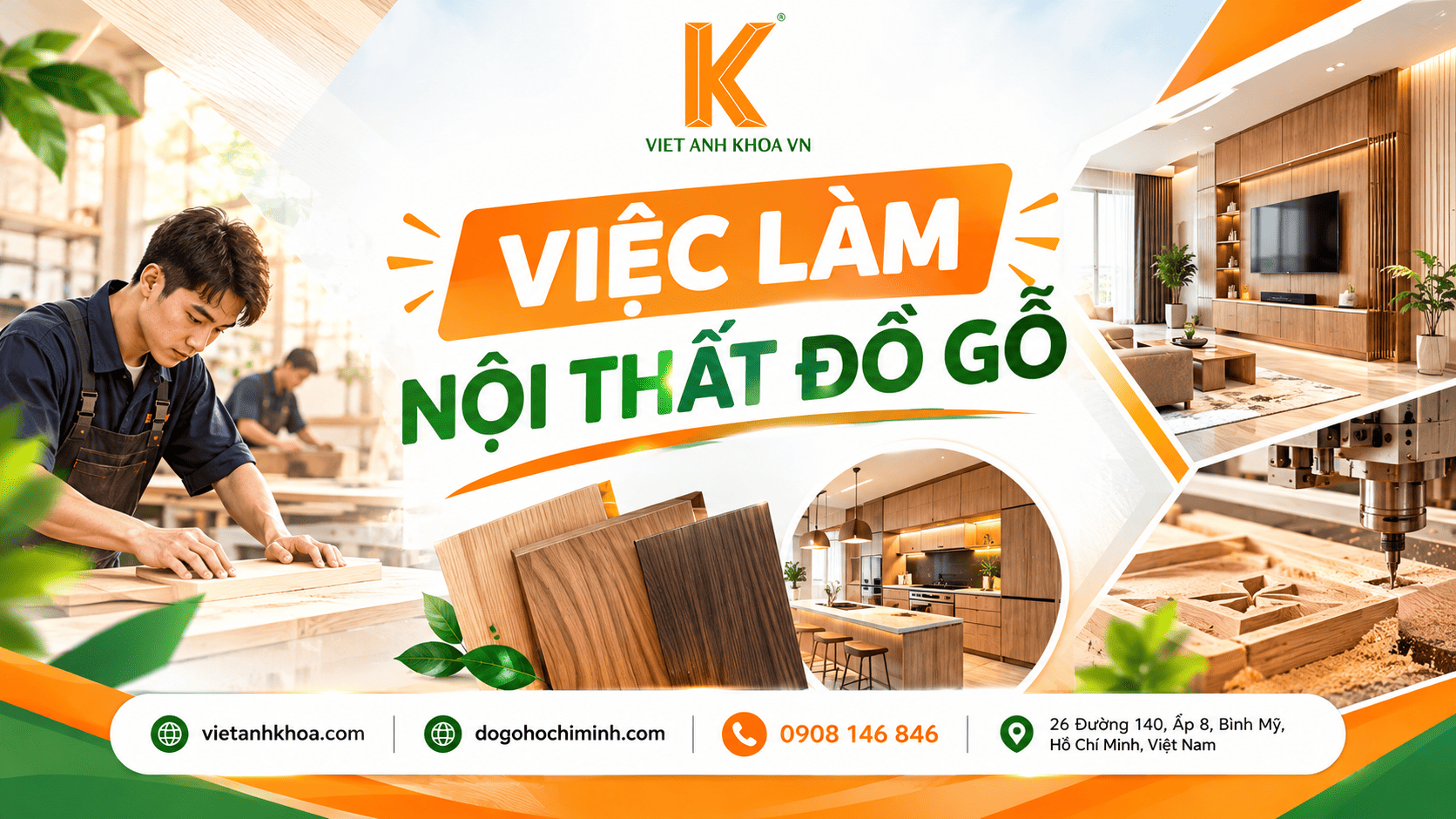 Việc Làm Nội Thất Đồ Gỗ - Việt Anh Khoa Tuyển Dụng Nhân Sự